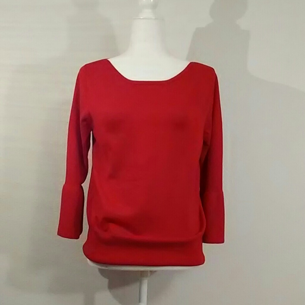 August Silk Flared Sweater